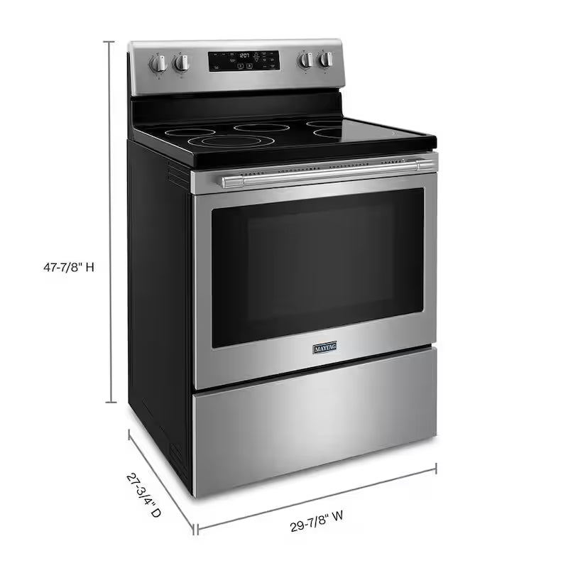 5.3 cu.ft. Single Oven Electric Range in Stainless Steel A812373