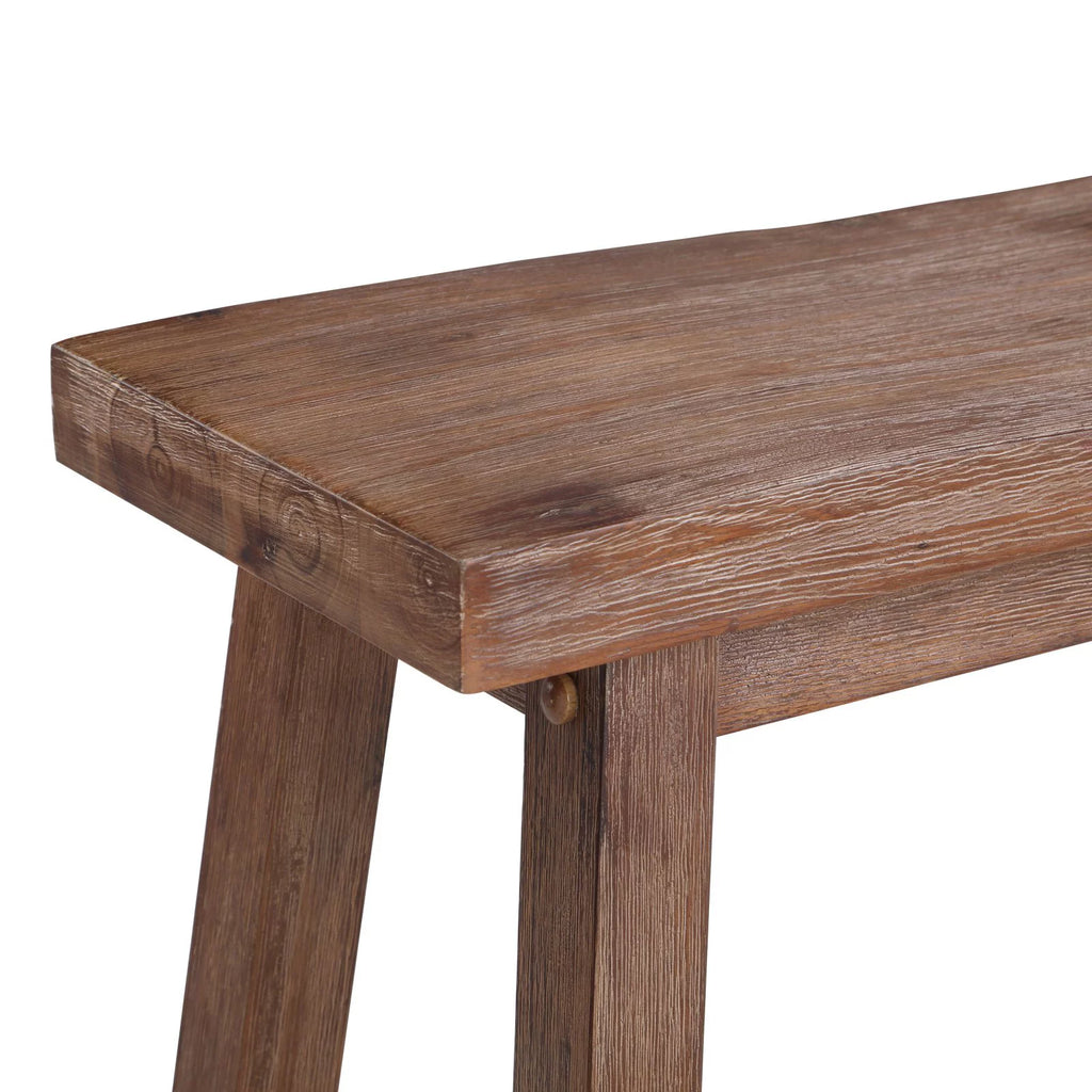 24in. Backless Wood Dining Bench Z99426
