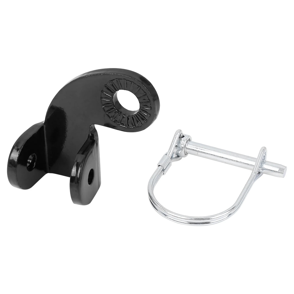 Bicycle Trailer Coupler Attachment Black Silver Tone Q210601
