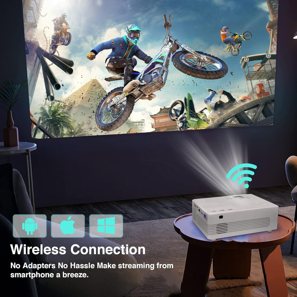 7500 Lumens WiFi Mini Projector with Tripod R247