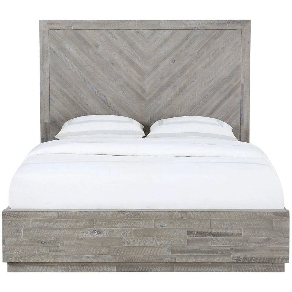 Solid Wood California King Storage Panel Bed X800175