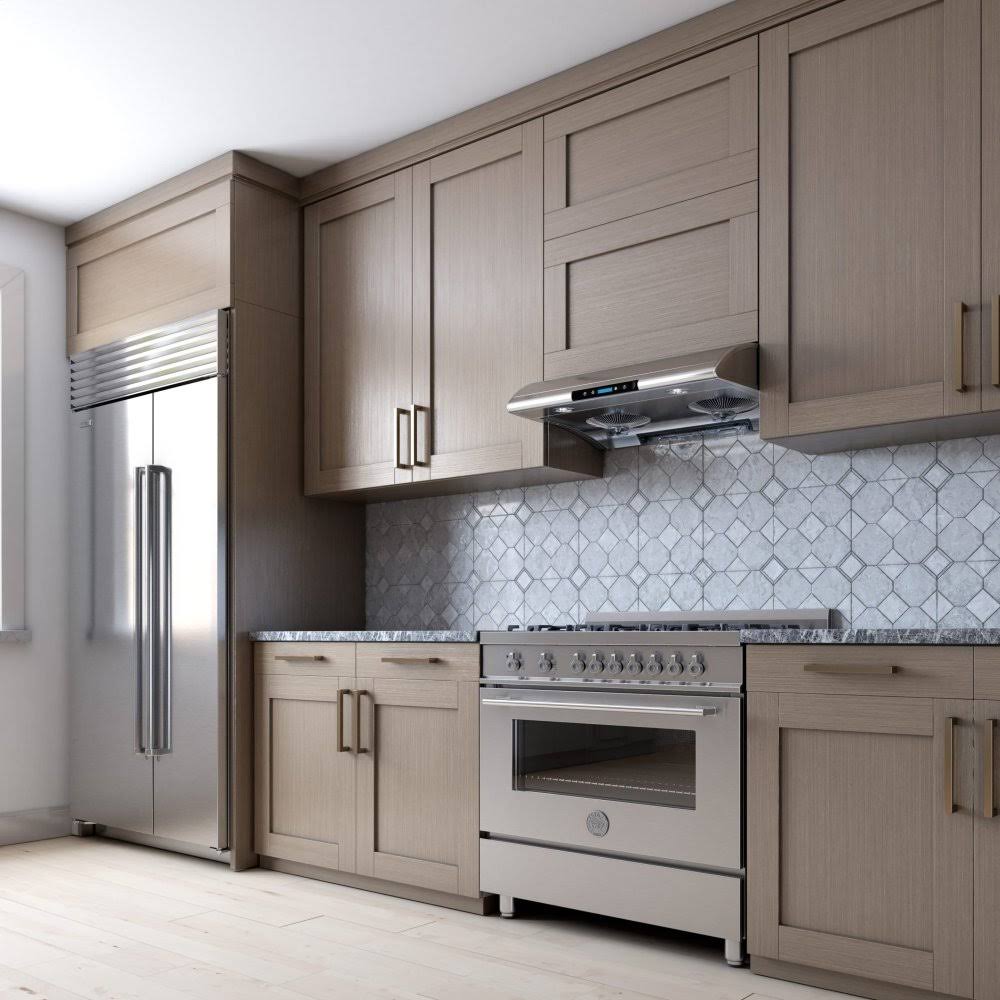 White 30x22 Under Cabinet Range Hood N382324
