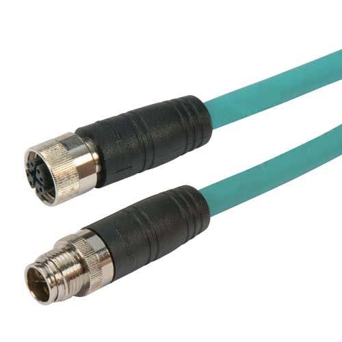 Category 6A M12 Double Shielded Industrial Cable Z470385