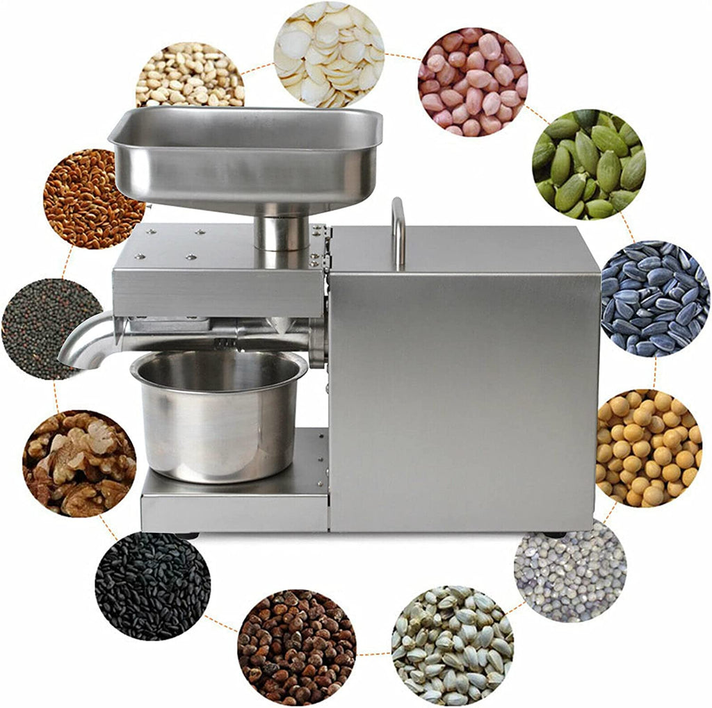 600W Electric Stainless Steel Oil Press Machine D83128