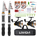 Spinning Rod Kit 2.1m Combo Set with Soft Lures and Rod Reel O978